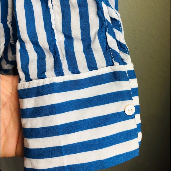 H&M stripped nautica front pockets shirt - Picture 8 of 9